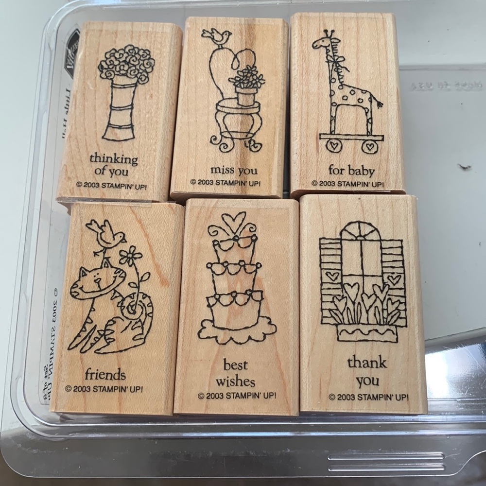 Stampin Up - Little Hellos stamps (partial set)